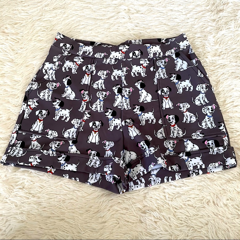 BlackMilk 101 Dalmatian Cuffed Shorts